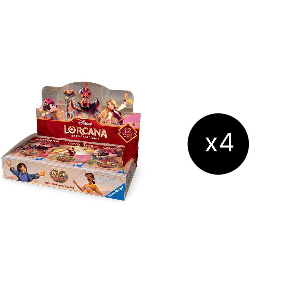 Disney Lorcana TCG – Set 8: Reign of Jafar 4x Booster Box (SEALED CASE)