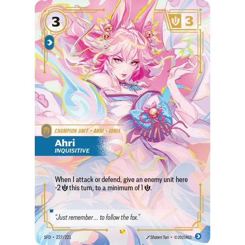 Ahri – Inquisitive (Overnumbered) (227/221) (Spiritforged)