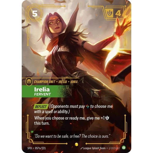 Irelia – Fervent (Alternate Art) (057a/221)