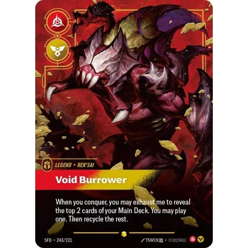 Rek’sai – Void Burrower (Overnumbered) (243/221)