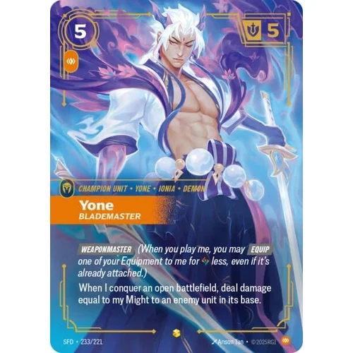 Yone – Blademaster (Overnumbered) (233/221)