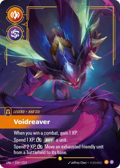 Kha’Zix – Voidreaver (Signature) (236*/219) (Unleashed)