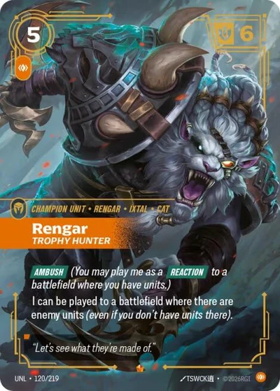 Rengar – Trophy Hunter (120/219)