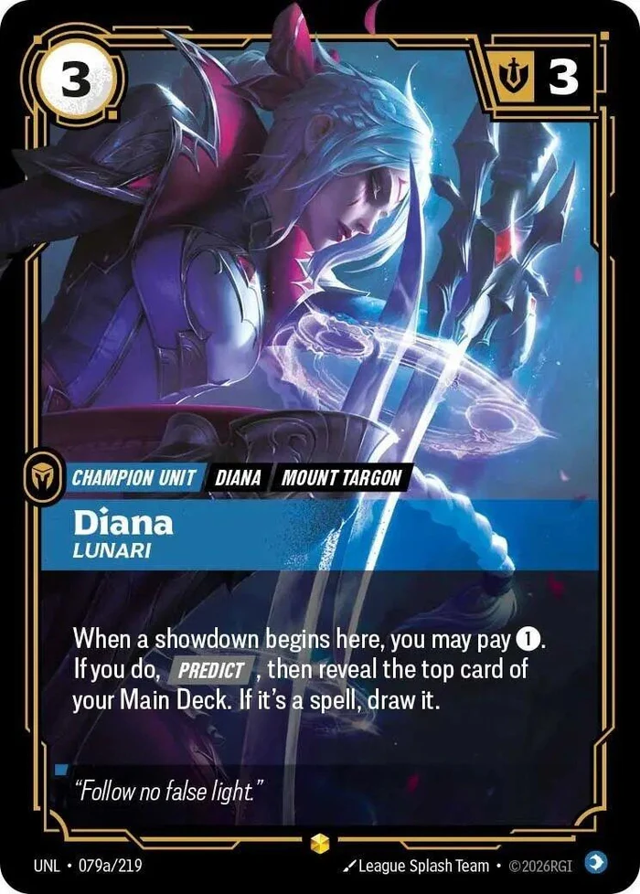 Diana – Lunari (Alternate Art) (079a/219)
