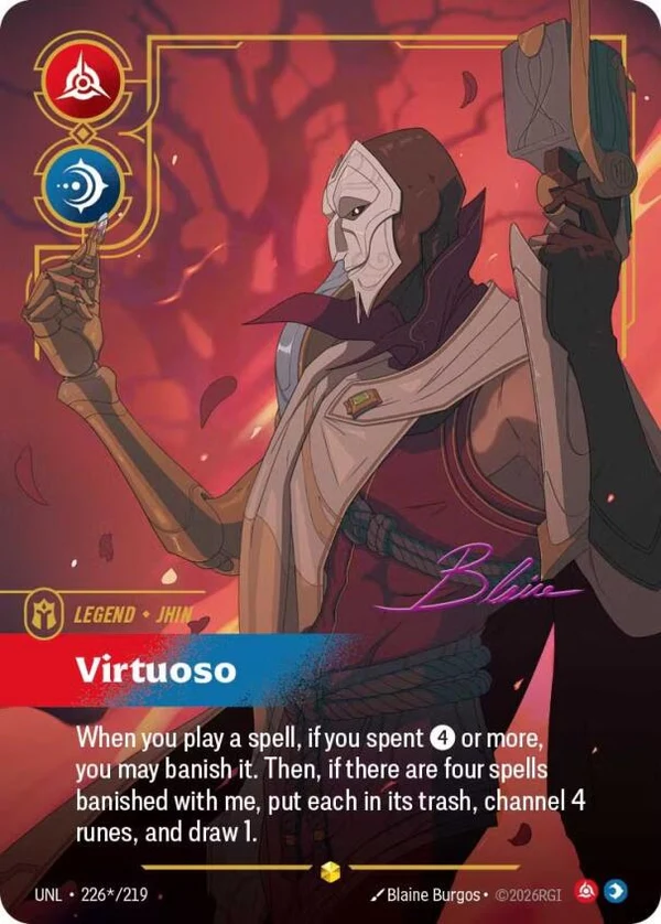 Jhin – Virtuoso (Signature) (226*/219) (Unleashed)