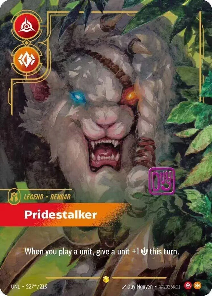 Rengar – Pridestalker (Signature) (227*/219) (Unleashed)