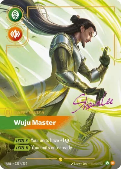 Master Yi – Wuju Master (Signature) (231*/219) (Unleashed)