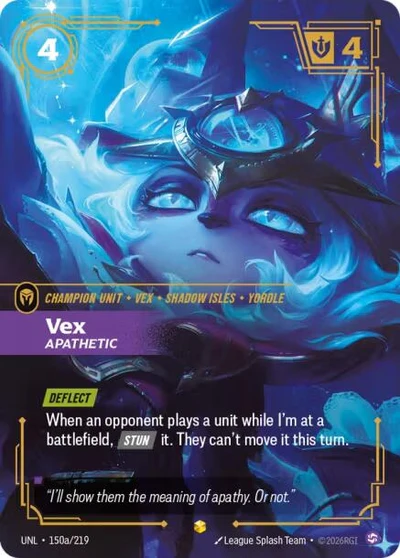 Vex – Apathetic (Alternate Art) (150a/219)