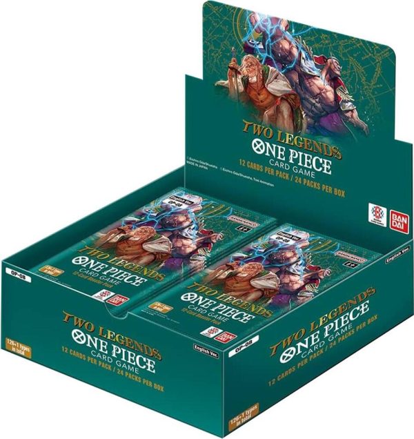 Buy OP-08 Booster Box Australia - sealed One Piece Two Legends booster box of 24 packs
