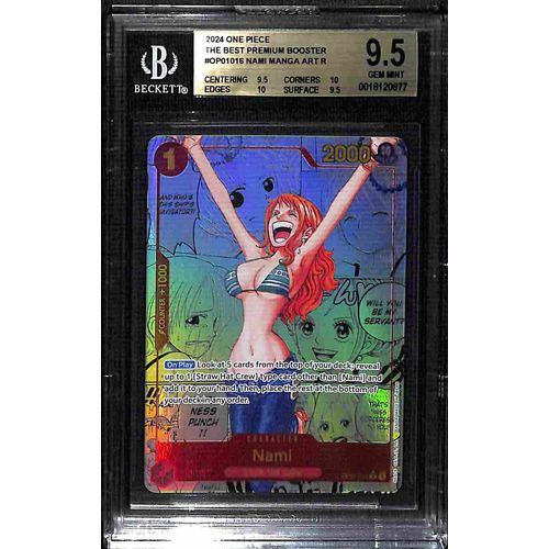 BGS 9.5 Nami Manga Art R OP01-016 – 2024
