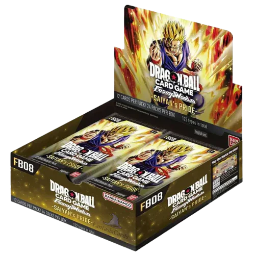 Saiyan’s Pride [FB08] 12x Booster Box SEALED CASE