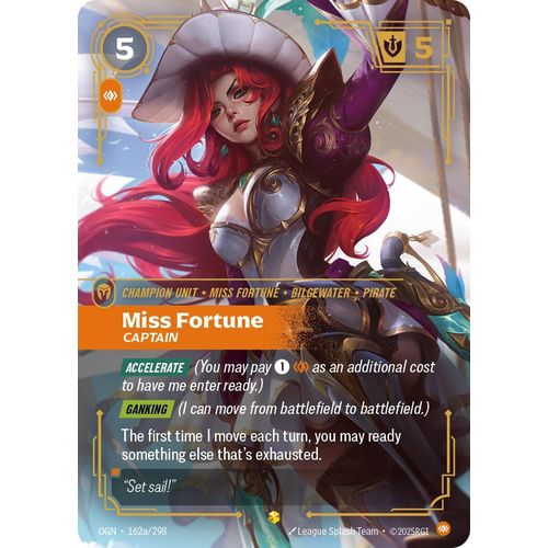 Miss Fortune – Captain (Alternate Art) (162a/298) (Origins)