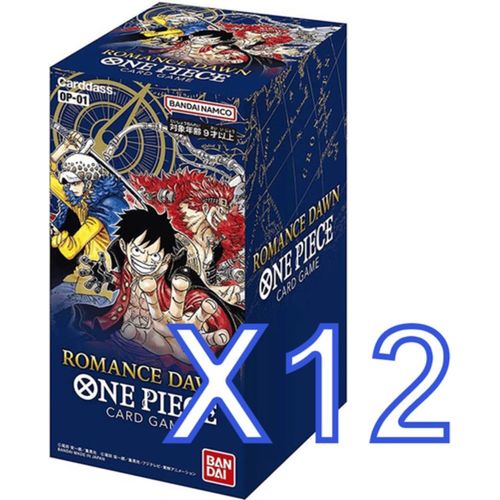 Romance Dawn OP-01 12x Booster Box (Sealed Case)