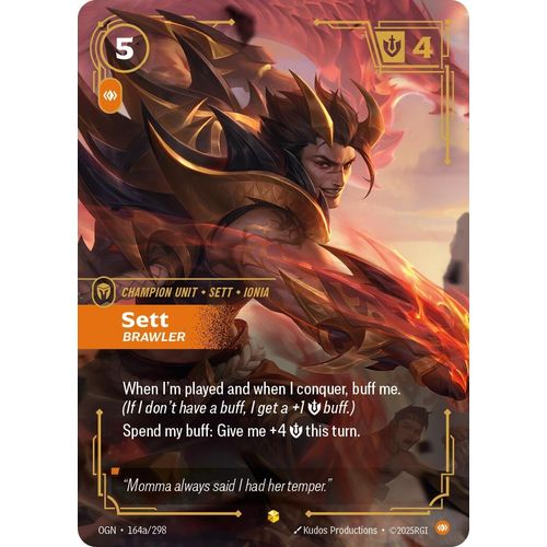 Sett – Brawler (Alternate Art) (164a/298)
